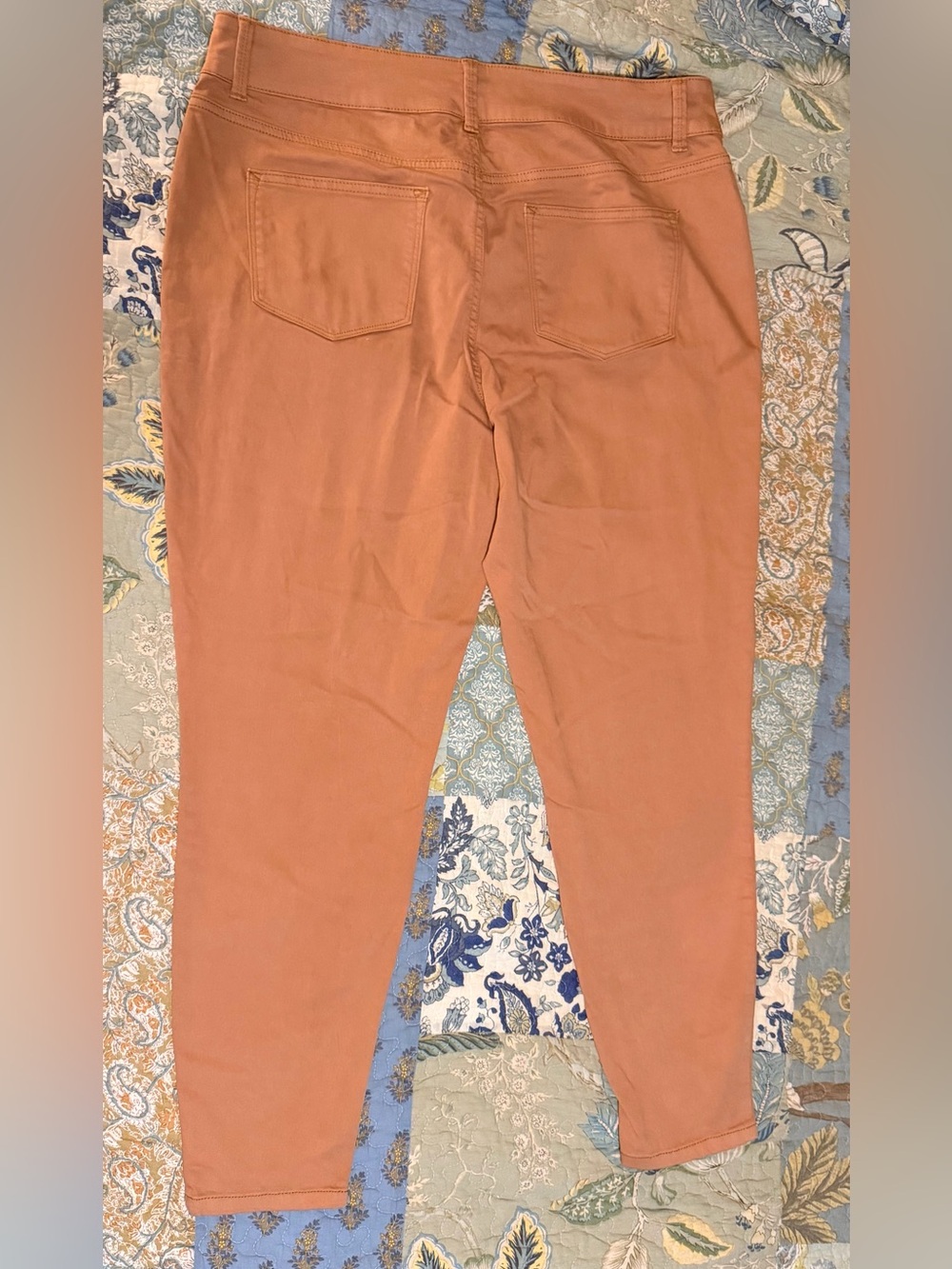Maurices Stretch Skinny Pants in Terracotta XXL High-Rise - Picture 2 of 2